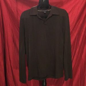 Men’s open neck collared shirt